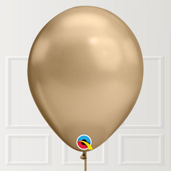 Chrome Gold Latex balloon