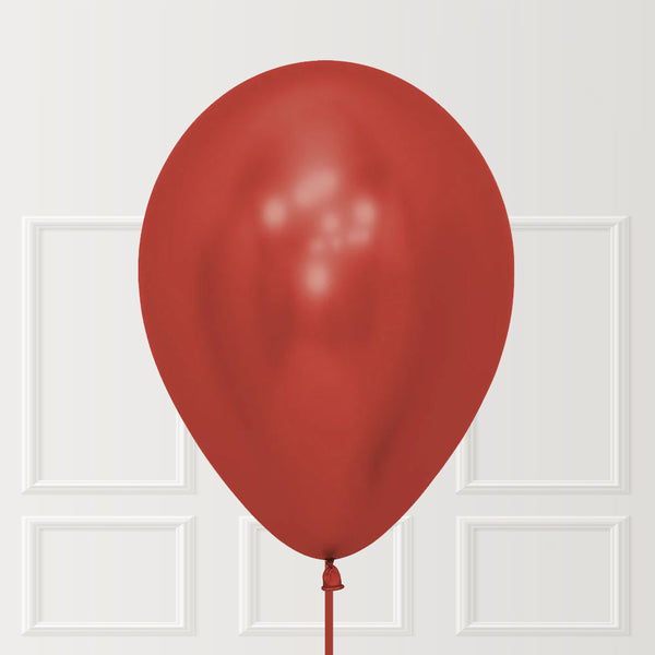 Crystal Red Metallic Balloon – Chrome/Reflex Finish